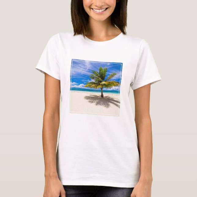 Tropical Beaches | Bora Bora, French Polynesia T-Shirt (Front)