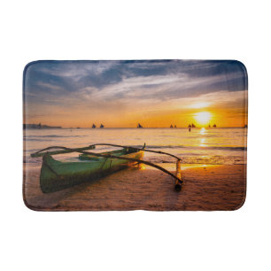 Tropical Beaches Boracay's White Beach Bath Mat