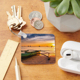 Tropical Beaches   Boracay's White Beach Keychain