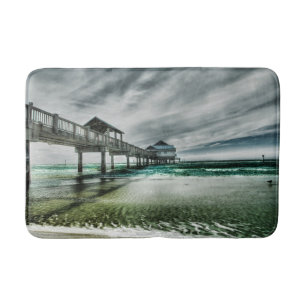 Tropical Beaches   Clearwater Florida Bath Mat