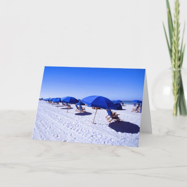 Tropical Beaches | Clearwater, Florida Card (Front)