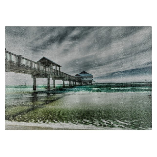 Tropical Beaches | Clearwater Florida Cutting Board (Front)