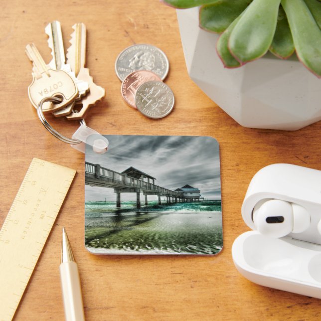 Tropical Beaches | Clearwater Florida Keychain (Desk)