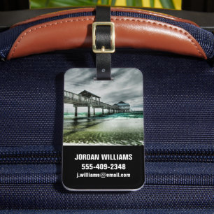 Tropical Beaches Clearwater Florida Luggage Tag