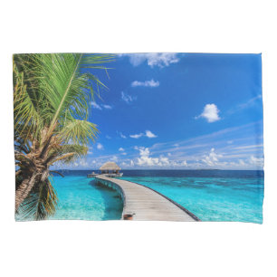 Tropical Beaches Dusit Thani Maldives Pillowcase