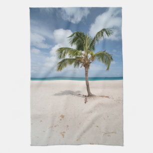 Tropical Beaches Eagle Beach, Aruba Kitchen Towel
