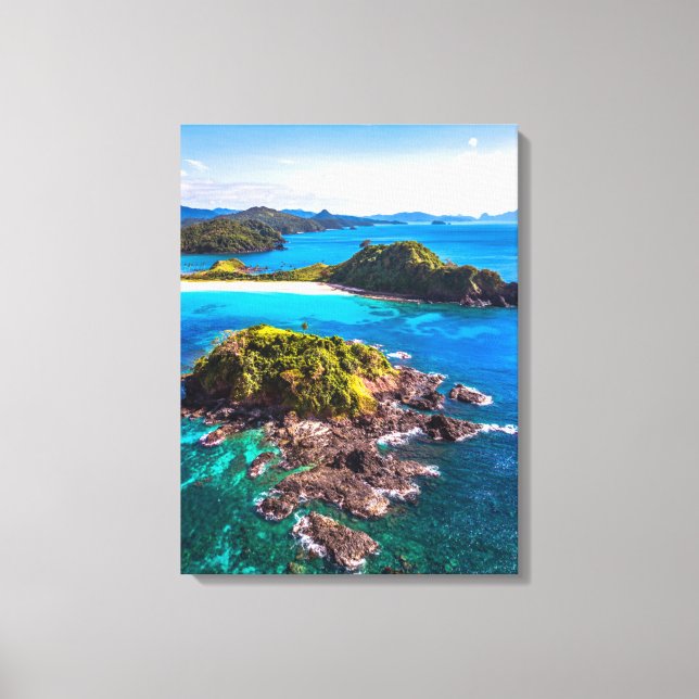 Tropical Beaches | El Nido Phillipines Canvas Print (Front)