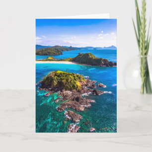 Tropical Beaches El Nido Phillipines Card
