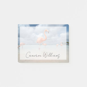 Tropical Beaches Flamingos Beach, Aruba Post-it Notes