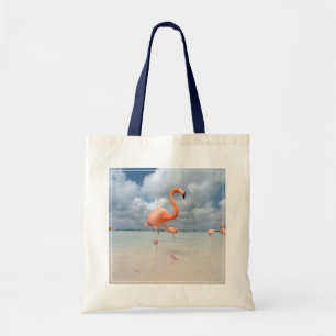 Tropical Beaches   Flamingos Beach, Aruba Tote Bag