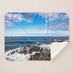 Tropical Beaches Haleakala National Park Maui Sherpa Blanket