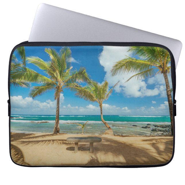 Tropical Beaches | Kuau Cove Beach, Maui Hawaii Laptop Sleeve (Front)
