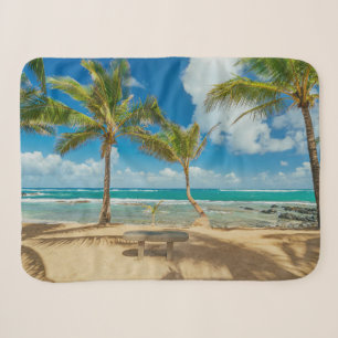 Tropical Beaches Kuau Cove Beach, Maui Hawaii Sherpa Blanket