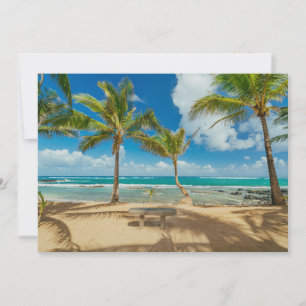 Tropical Beaches   Kuau Cove Beach, Maui Hawaii Thank You Card
