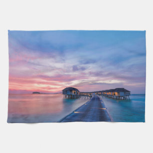 Tropical Beaches Maldives Bungalows Kitchen Towel