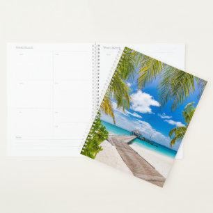 Tropical Beaches   Maldives Island Wooden Jetty Planner
