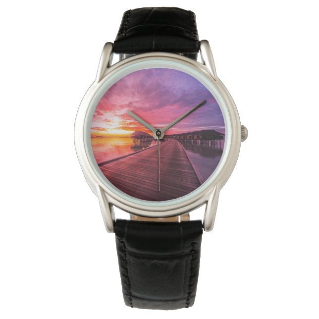 Tropical Beaches |  Maldives Sunset Watch (Front)