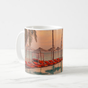 Tropical Beaches Maldives Tropical Beach & Pool Coffee Mug
