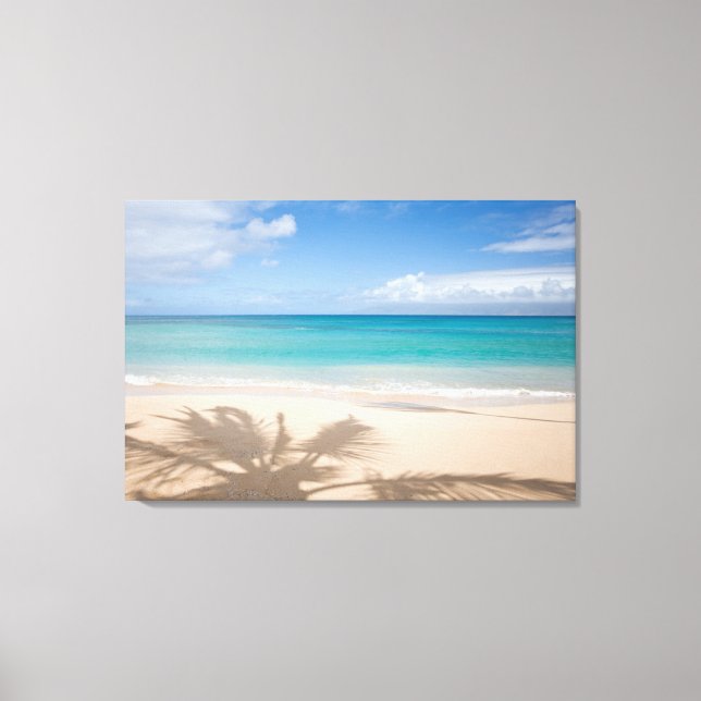 Tropical Beaches | Maui, Hawaii Canvas Print (Front)