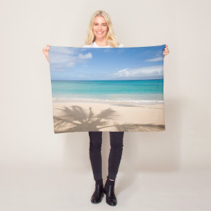 Tropical Beaches Maui, Hawaii Fleece Blanket