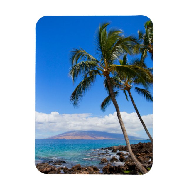 Tropical Beaches | Maui Hawaii Island Magnet (Vertical)