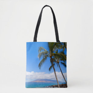 Tropical Beaches   Maui Hawaii Island Tote Bag