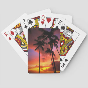 Tropical Beaches Maui Hawaii Islands Playing Cards