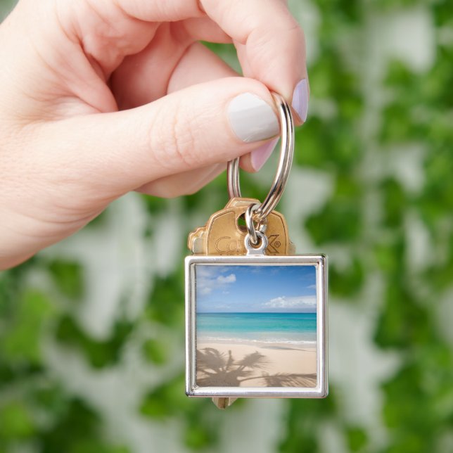 Tropical Beaches | Maui, Hawaii Keychain (Hand)