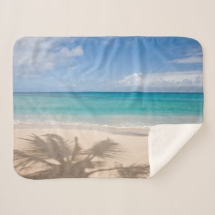 Tropical Beaches Maui, Hawaii Sherpa Blanket