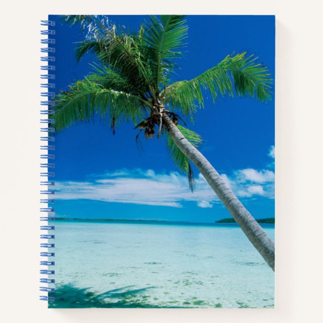 Tropical Beaches | Motu Tofari Beach, Bora Bora Notebook (Front)