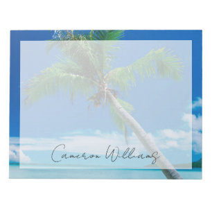 Tropical Beaches   Motu Tofari Beach, Bora Bora Notepad