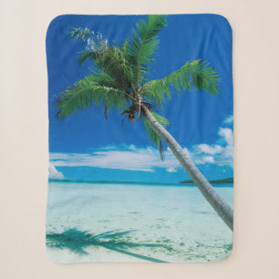 Tropical Beaches Motu Tofari Beach, Bora Bora Sherpa Blanket