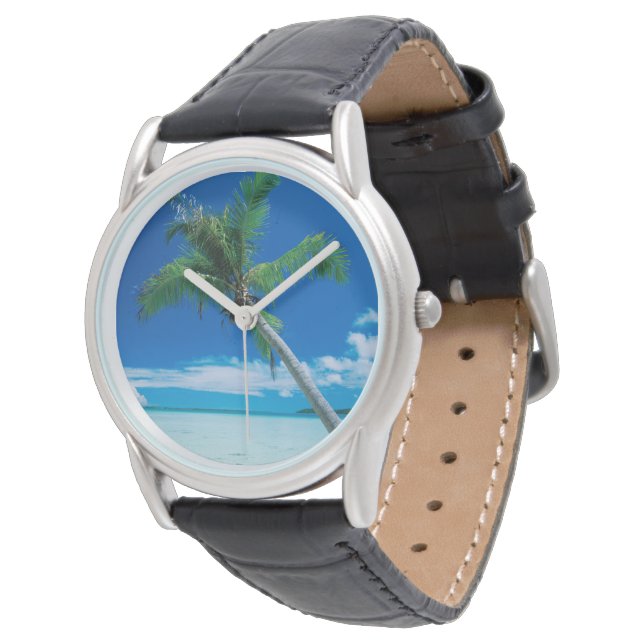 Tropical Beaches | Motu Tofari Beach, Bora Bora Watch (Angled)