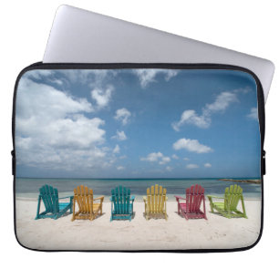 Tropical Beaches   Palm Beach, Aruba Laptop Sleeve
