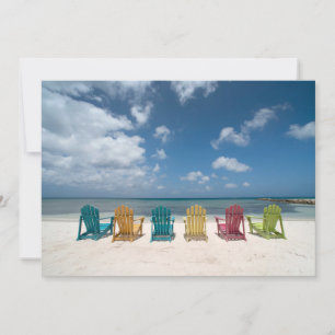 Tropical Beaches Palm Beach, Aruba Thank You Card