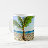 Tropical Beaches | Sailboat, Palm Tree, Aruba