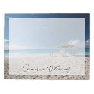 Tropical Beaches   Sandy Beach, Anguilla Notepad
