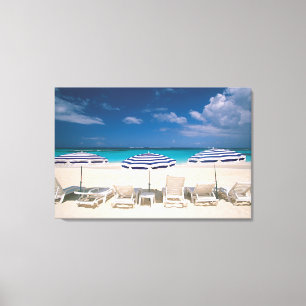 Tropical Beaches   Tropical Beach Anguilla Canvas Print