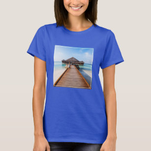 Tropical Beaches   Tropical Island, Maldives T-Shirt