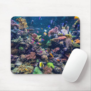 Tropical Beaches   Underwater Coral Reef Mouse Pad
