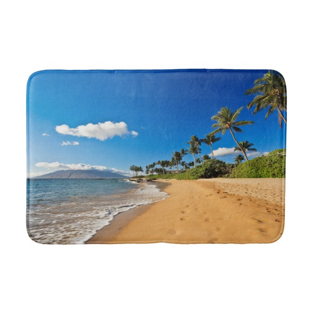 Tropical Beaches | Wailea, Maui, Hawaii Bath Mat (Front)