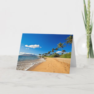 Tropical Beaches   Wailea, Maui, Hawaii Card