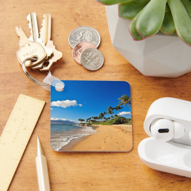 Tropical Beaches | Wailea, Maui, Hawaii Keychain (Desk)