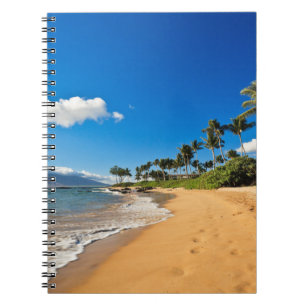 Tropical Beaches Wailea, Maui, Hawaii Notebook