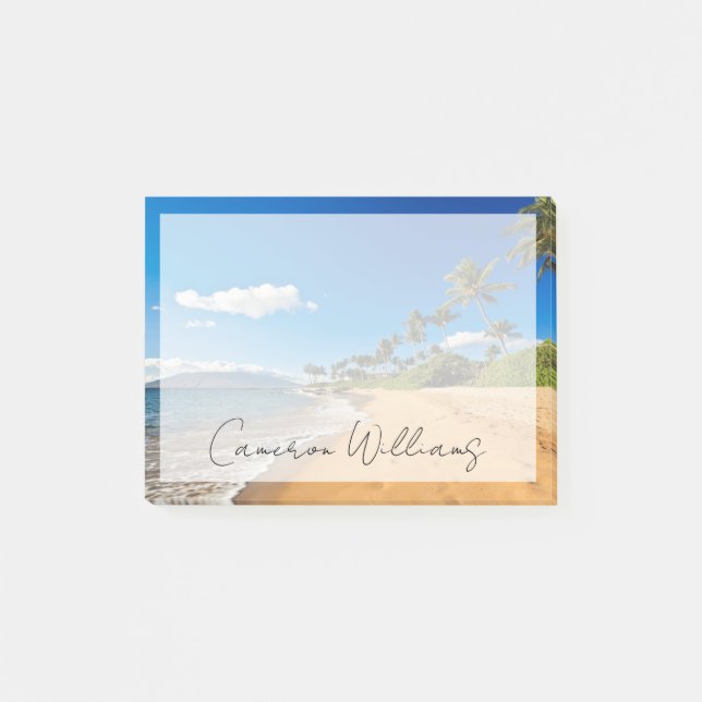 Tropical Beaches | Wailea, Maui, Hawaii Post-it Notes (Front)