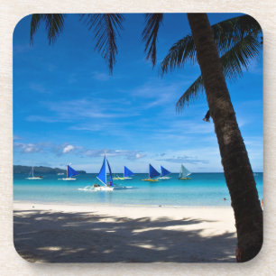 Tropical Beaches White Beach Boracay Philippines Coaster