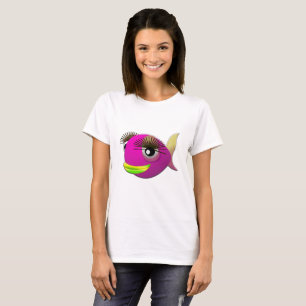 Tropical beautiful pink girl fish T-Shirt