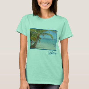 Tropical Belize Beach Caribbean Sea Seascape T-Shirt