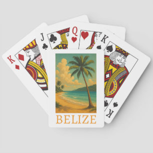 Tropical Belize Beach Caribbean Vacation Playing Cards