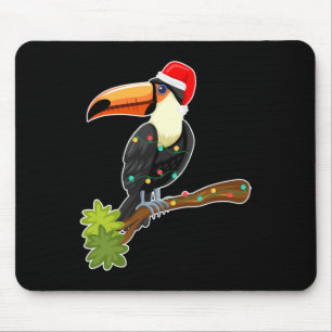 Tropical Bird Hawaiian Summer Toucan Christmas In  Mouse Pad